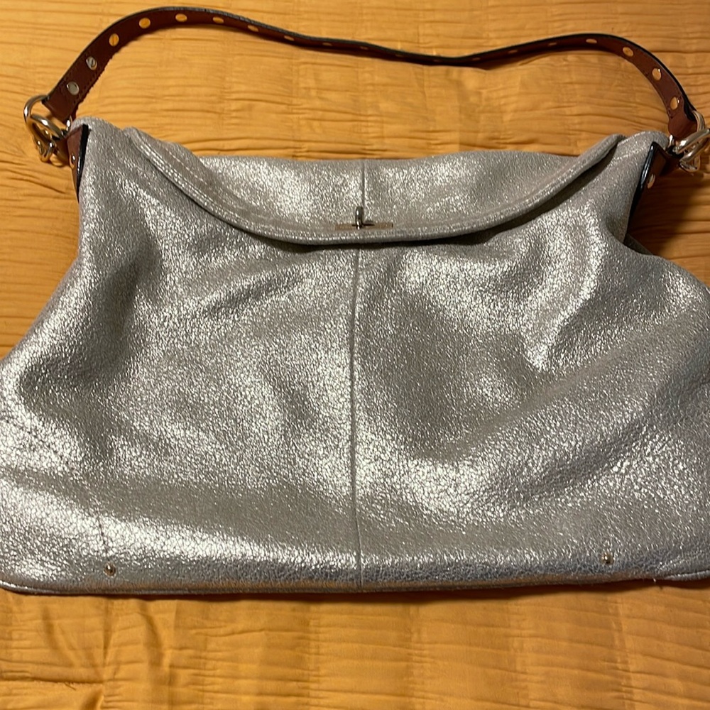 J Crew gold purse